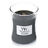 WoodWick Evening Onyx - Evening Onyx scented candle with wooden wick and lid glass medium 275 g