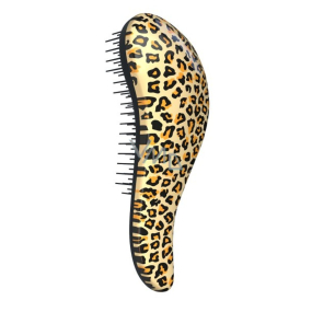 Dtangler Detangling Brush 18.5 cm Leopard Yellow Hair Brush