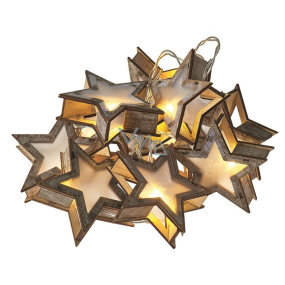 Emos Lighting Christmas Chain Star 3D, 1.35m, 10 LEDs, Warm White + 0.3m Supply Cab