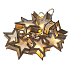 Emos Lighting Christmas Chain Star 3D, 1.35m, 10 LEDs, Warm White + 0.3m Supply Cab