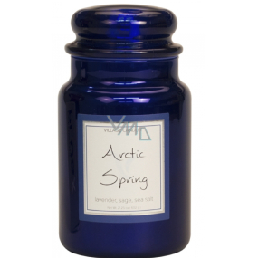 Village Candle Spring promise - Arctic Spring scented candle in glass 2 wicks 602 g