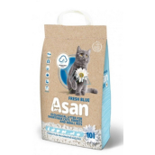 Asan Fresch Blue Bio litter unscented litter for cats and ferrets 10l