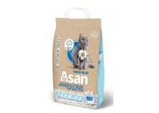 Asan Fresch Blue Bio litter non-perfumed litter for cats and ferrets 10l