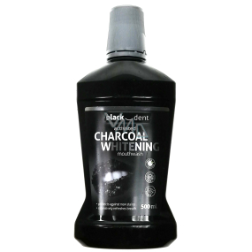 Mattes Black Dent Activated Charcoal Whittening activated organic charcoal mouthwash 500 ml