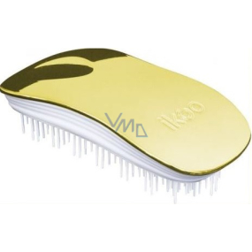 Ikoo Home Metallic Hair brush by Chinese medicine Soleil White gold-white