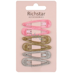 Richstar Accessories Staples with glitter 5 cm 6 pieces
