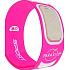 Parakito Mosquito Repellent Bracelet Sport Pink Natural, Refillable, Waterproof, 24h/day Protection - 15 Days per Refill + Two Refills