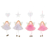 Angel with a bell in a tulle skirt 25 cm for hanging 1 piece