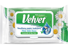 Velvet Chamomile & Aloe Vera moisturized toilet paper 42 pieces