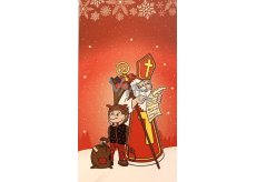 Nekupto Christmas Bag Santa Claus Red 180 x 360 mm