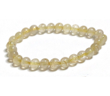 Quartz with Rutile bracelet elastic natural stone, ball 6 mm / 16-17 cm, the most perfect healer