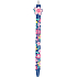 Colorino Rubberized pen Girls Flower, blue refill 0,5 mm