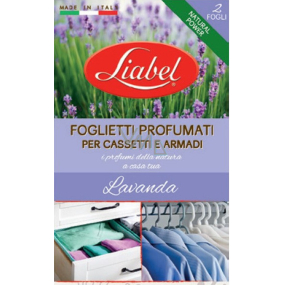 Liabel Lavender - Lavender scented bag for wardrobes, drawers, shoe racks 2 pieces