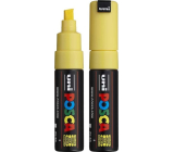 Posca Universal acrylic marker with wide, cut tip 8 mm Yellow PC-8K