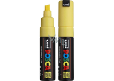 Posca Universal acrylic marker with wide, cut tip 8 mm Yellow PC-8K