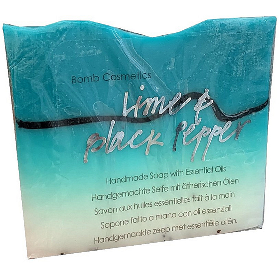 Bomb Cosmetics Lime & Black Pepper - Lime & Black Pepper natural glycerine soap 100 g