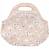 Albi Original Thermal Snack Bag Pink Flower keeps food hot/cold longer 30 x 27 x 18 cm