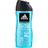 Adidas Ice Dive 3-in-1 shower gel for body, hair and face for men 250 ml