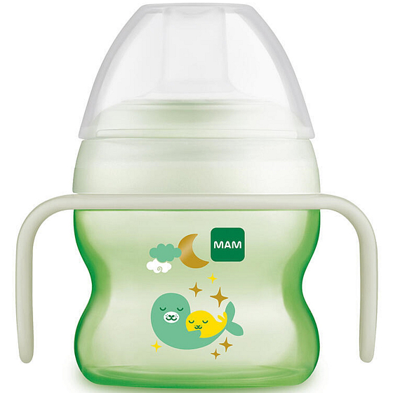 Mam Starter Cup Night cup with glowing ears 4+ months Seal 150 ml