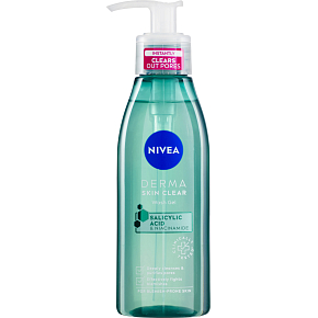 Nivea Derma Skin Clear Cleansing Facial Gel, 150 ml