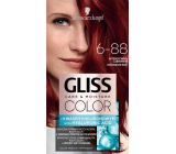 Schwarzkopf Gliss Color hair color 6-88 Intense Red 2 x 60 ml