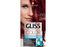 Schwarzkopf Gliss Color hair color 6-88 Intense Red 2 x 60 ml