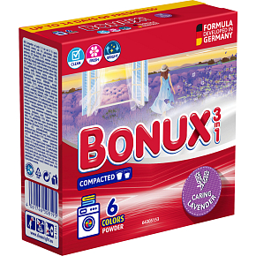 Bonux Laundry Powder Color Caring Lavender 390 g, 6 doses