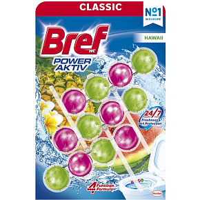 Bref Power Aktiv Hawai, WC block balls 3 x 50 g