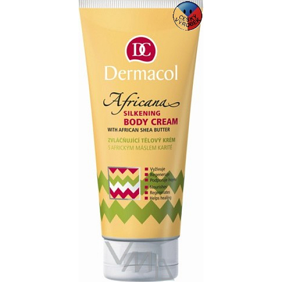 Dermacol Africana African shea butter emollient body cream 200 ml