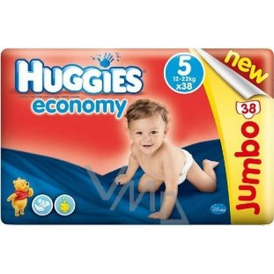 Huggies Economy pack Jumbo size 5, diaper panties 38 pieces