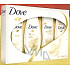 Dove Silk deodorant spray 150 ml + shower gel 250 ml + body lotion 250 ml + shampoo 250 ml, cosmetic set