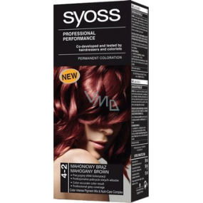 Syoss Professional Hair Color 4 - 2 Mahogany Brown