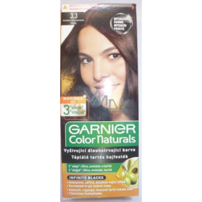 Garnier Color Naturals hair color 3.3 brown-red caramel