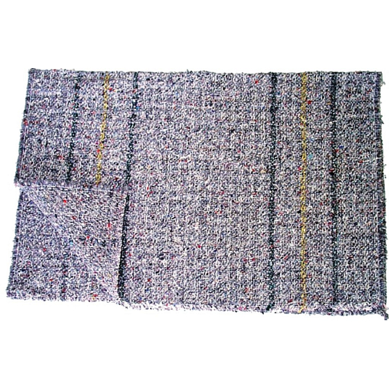 Clanax Rag woven gray on the floor 80 x 50 cm 1 piece