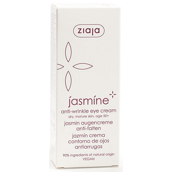 Ziaja Jasmine 50+ Anti-Wrinkle Eye and Eyelid Cream 15 ml