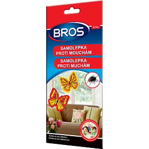 Bros fly stickers, fly trap, 2 pcs