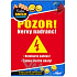 Nekupto Gifts with humor T-shirt Attention! Nerves upset! Don't speak out loud! No tasks! 1 piece