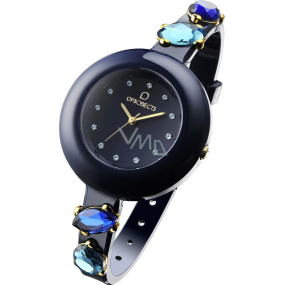 Oops! Objects Stone Watches watch OPSPW-174 dark blue
