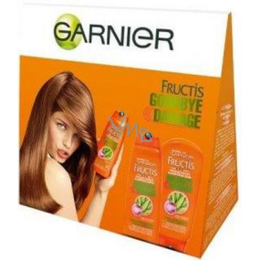 Garnier Fructis Goodbye Damage strengthening shampoo 250 ml + strengthening hair balm 200 ml, cosmetic set