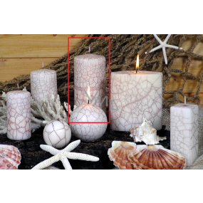 Lima Nevada candle white cylinder 70 x 150 mm 1 piece