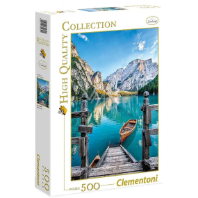 Clementoni Puzzle Lake Lago di Braies 500 pieces, recommended age 8+