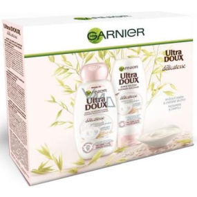 Garnier Ultra Doux Délicatesse gentle, soothing shampoo for fine hair 250 ml + balm for fine hair 200 ml, cosmetic set