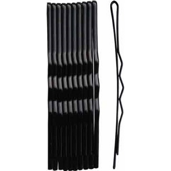 Duko Hair Clips Black 5 cm 10 pieces 525B