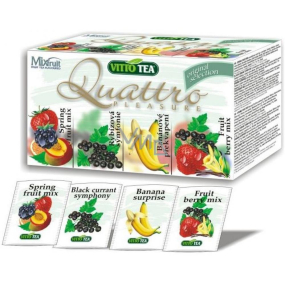 Vitto Tea Original Selection Quattro Pleasure flavored fruit tea with four flavors 20 x 2 g