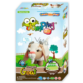 Jumping Clay Farma - Goat self-drying modeling compound 51 g + paper model + form 5+