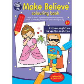 Ditipo Coloring Book Fairy Tale Characters for Teaching English to Children 3+ 24 pages
