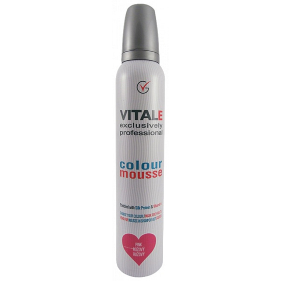 Vitale Exclusively Professional Coloring Mousse With Vitamin E Pink 200 ml