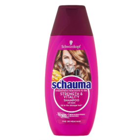 Schauma Strenght & Vitality shampoo with micronutrients and biotin for fine to weak hair 250 ml