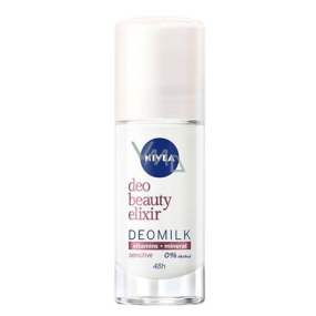 Nivea Deo Beauty Elixir Deomilk Sensitive ball antiperspirant deodorant roll-on 40 ml