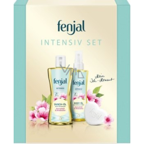 Fenjal Intensive shower oil for women 225 ml + body oil 145 ml + solid soap 90 g, cosmetic set